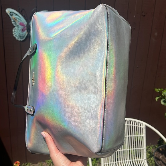 COACH Limited Edition Holographic Iridescent City Zip Tote RARE FIND 🌈🦄 - Picture 5 of 17